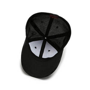 High Quality Corduroy Baseball Cap Outdoor Custom 3D Embroidery Logo Adjustable 6 Panel Cap Curved Brim Breathable Mesh Caps OEM - Product Image 6
