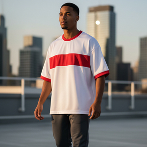 Heavyweight 100 Cotton Blank Oversized T Shirts Wholesale Custom Screen Print Loose Fit Drop Shoulder Streetwear <b>Tee</b> - Product Image 4