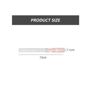 Limas de uñas de acero inoxidable, herramienta para dar forma a las uñas, limas de uñas tipo esmeril, juego de limas de uñas para manicura, limas de uñas lavables y reutilizables. - Product Image 3