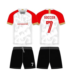 Conjunto de camiseta de fútbol para hombre personalizado con colores personalizados y logotipo uniforme de fútbol de poliéster 100% de alta calidad para equipos - Product Image 4