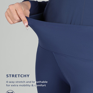 Culotte d'équitation antidérapante en silicone, séchage rapide, respirante, polyester/nylon, personnalisable OEM, légère, fermeture à boutons. - Product Image 3