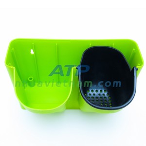 Maceta doble, duradera y elegante, perfecta para interiores/exteriores, ideal para cultivar dos plantas, ahorra espacio y es fácil de mantener - Product Image 5