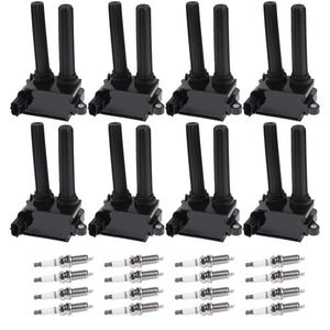 8X Ignition Coils and 16X Iridium Spark Plug Compatible with Jeep Commander for Dodge Charger for <b>Ram</b> Vehicles - Product Image 1