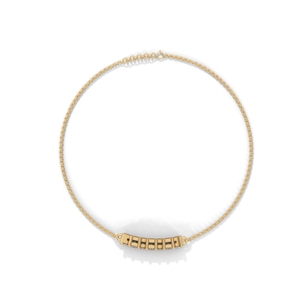 Pulsera de Cadena con Barra de Circonio Chapada en Oro, Joyería Minimalista para Mujer, Regalo para Fiestas - Product Image 3