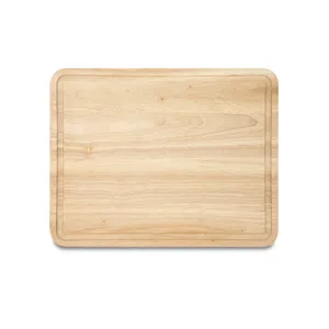 Planche de service rectangulaire en bois, design minimaliste, couleur unie, durable, planche à découper pour le pain et le fromage - Product Image 1