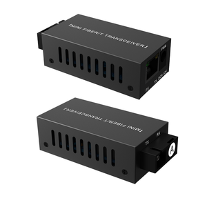 Convertisseur de média fibre optique mini de haute qualité 10/100 Mbps monomode simplexe SC 1RJ45 pour caméra IP - Product Image 1