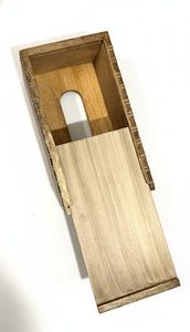 Solid Wood Tissue Box Holder Rectangle Tissue Case Classic Desktop Organizer <b>for</b> Office Hotel Home - Product Image 3