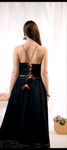 Lehenga Choli pour femmes avec dupatta orné de miroirs, robe ethnique pour les fêtes et les festivals - Product Image 2