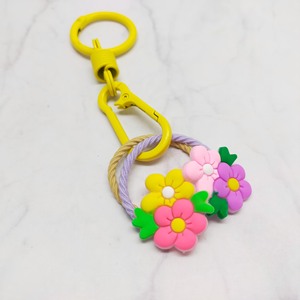 Keychain <b>Metal</b> Carabiner Keychain Ring Matte Finish Plating DIY Everyday Use - Product Image 1