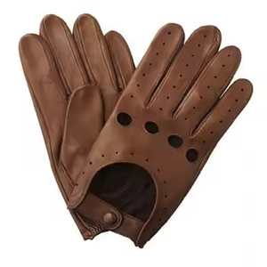 Nuevos Guantes de Conducción de Cuero Genuino Impermeables y Antideslizantes para Hombre, Unisex, Estilo Moderno, Alta Calidad - Product Image 3