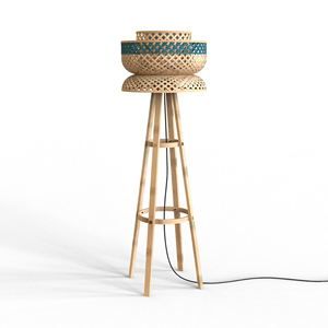 Lampes d'appoint pour chambre à coucher, lampes en bambou naturel de qualité supérieure, style bohème chic, lampadaire, prix compétitif - Product Image 1