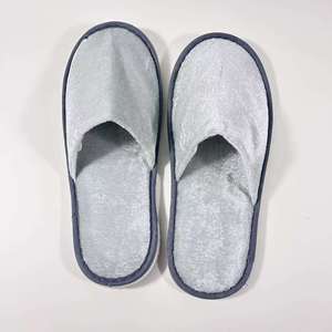 High Quality Durable Casual Soft Slide Hotel <b>Slipper</b> Disposable <b>slippers</b> Soft Terry Cloth Men Women Spa Hotel <b>Slipper</b> Breathable - Product Image 1