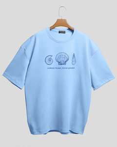 เสื้อยืดเจอร์ซีย์ลายกราฟิกสีดำแบบโอเวอร์ไซส์ สไตล์วินเทจ สตรีทแวร์ลำลอง ผ้าฝ้าย แขนสั้น น้ำหนัก 320 กรัม สำหรับผู้ชายและผู้หญิง ใส่ได้ในฤดูร้อน - Product Image 2