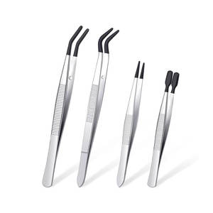 Outil professionnel pour la pose de bijoux, pincettes à pointe fine pour le travail des pierres précieuses et des perles - Product Image 5