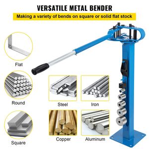 Piegatrice per Metallo YP-38 per Barre Piatte e Tondi da 1-3 Pollici, 7 Matrici con Supporto da Pavimento, Strumento per Pressa Piegatrice - Product Image 5