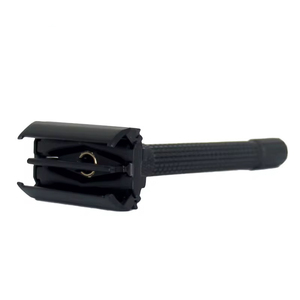 Maquinilla de afeitar de doble filo de precisión con mango de metal duradero, clásica para el cuidado personal, para uso en el hogar y barberías. - Product Image 6