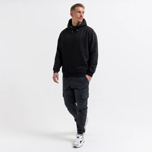 Sudadera con Capucha Unisex de Corte Regular, Tejido de Poliéster/Algodón, Antipilling, Impresión Personalizada, Resistente al Viento, Transpirable, Estilo Urbano, Manga Larga para Hombre - Product Image 2