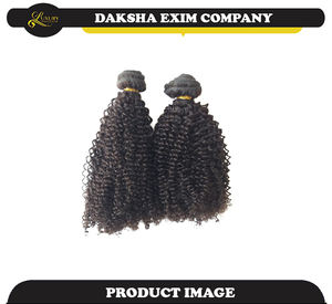 Máquina de alta calidad, doble trama, templo del sur de la India, cabello humano indio crudo, exportador directo, cabello humano crudo sin procesar, cabello de templo - Product Image 3