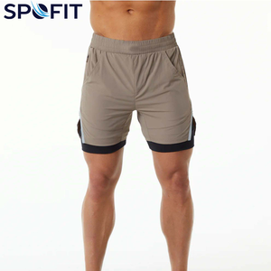 Shorts décontractés pour hommes avec logo personnalisé, best-seller en gros, shorts de sport 2 en 1 pour l'entraînement, la course à pied, la remise en forme, shorts décontractés pour adultes - Product Image 6