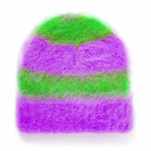 Bonnets en tricot, chapeau d'hiver doux et chaud, décontracté, streetwear, couvre-chef tendance, bonnets à la mode - Product Image 4