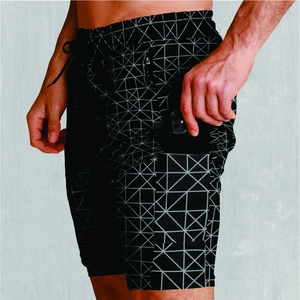 Men's <b>Tech</b> Fleech Casual <b>Shorts</b> High Quality Logo Sports Fitness Breathable Solid Color Clothing Football Training Clothing - Product Image 4