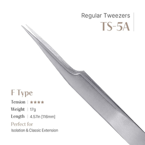 [Etichetta Privata] Pinzette di Alta Precisione per Extension Ciglia TS, Antistatiche, All'Ingrosso, Strumento Premium in Acciaio Inossidabile per Ciglia - Product Image 5