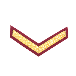 NANBA GROUP Tissu satiné élégant à broderie chevron et rayures de sergent, pour uniforme, avec épinglette de sécurité, emballage personnalisé, service OEM - Product Image 3