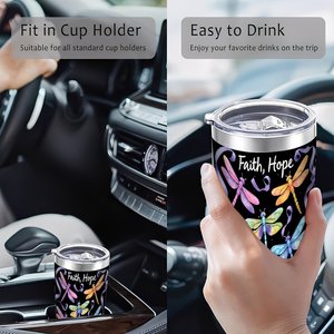 Gobelet isotherme en acier inoxydable 20 oz, personnalisable par sublimation, mug promotionnel - Product Image 3