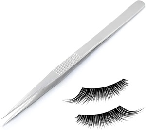 Pince à cils pour filles populaires pour extension de cils outil de maquillage de soins de beauté en acier inoxydable - Product Image 4