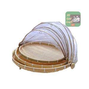 Direct Factory Price Bamboo Tray <b>Basket</b> Handmade Natural for USA Home Decor Market Wholesale <b>Cheap</b> Bulk Price Export - Product Image 4