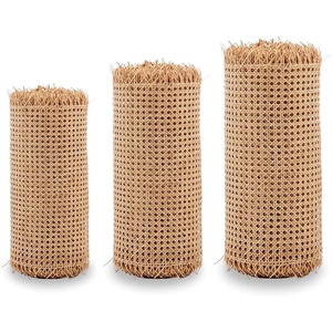Rollo de mimbre para proyectos de canilé, rollos de malla abierta tejida, material a precio económico para muebles - Product Image 4