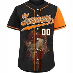 Maillot de baseball sublimé de haute qualité avec graphiques d'équipe personnalisés et coupe athlétique confortable - Product Image 1