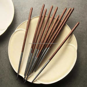 Handmade <b>Wooden</b> Chopsticks for Beginners, Easy Grip, Lightweight, Training Chopsticks for Adults & Kids - Product Image 2