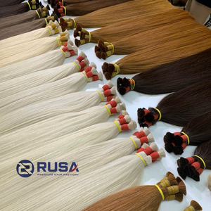 Extensiones de cabello liso vietnamitas al por mayor, textura y longitud de cabello personalizadas, de 10 a 34 pulgadas, alta calidad de fábrica. - Product Image 1