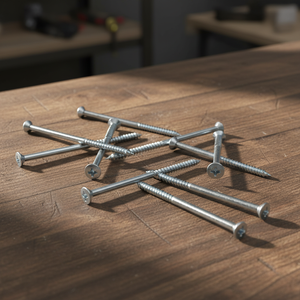 Tornillo para Madera de Acero al Carbono Marca PDC, Rosca Gruesa Parcial, Punta Afilada, Óxido Negro, Métrico/Pulgada, Buen Precio - Product Image 1