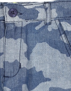 Shorts pour hommes style streetwear, taille élastique, séchage rapide, en Spandex/Polyester respirant, imprimé camouflage, vente en gros - Product Image 4