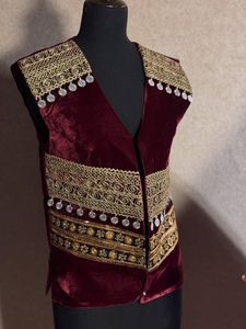 Wholesale Women's Clothing Handmade Afghani Dress Women High Quality 100% Velvet Afghan Vintage Women Custom <b>Wedding</b> Dresses - Product Image 3