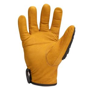 Gants en cuir souple personnalisés à doigts complets, respirants, pour hommes, avec logo antidérapant, protection des mains et des bras - Product Image 2