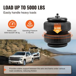 Kit de suspension pneumatique compatible Chevrolet Silverado 2500/3500HD GMC pour Sierra 2001-2010, suspensions de camion - Product Image 3