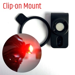 Nueva llegada acoplamiento magnético tipo C recargable pequeña bicicleta luz trasera LED ABS - Product Image 4