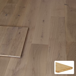 Parquet en chêne blanc d'ingénierie à clipser, stratifié multi-couches, avec joint mâle et femelle, norme CARB P2, Vietnam - Product Image 1