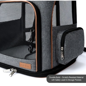 Lekereise Expandable Pet Carrier <b>Backpack</b> OEM/ODM Wholesale Airline Approved <b>Foldable</b> Travel Bag for Small Dogs and Cats - Product Image 6