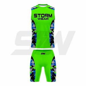 Tenues de football 7v7 personnalisées de haute qualité, multicolores, en Spandex 220 GSM, pour jeunes, sublimées, ensembles de compression 7 sur 7, 2026 - Product Image 4