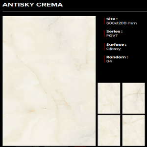 กระเบื้องปูพื้นพอร์ซเลนเคลือบเงาพรีเมียมยอดนิยม ขนาด 600x1200 มม. ยี่ห้อ CLAYTON CERAMIC รับประกัน 3 ปี กันลื่น ผลิตในอินเดีย - Product Image 1