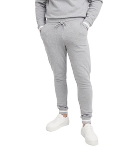 2021 New Arrival Custom Made Men's Tracksuit Skinny Jogger Fitness Fleece Sweat Suit With Ribbed Cuffs - Product Image 4