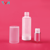 Flacon cosmétique sans air en PP de 50 ml avec pompe pulvérisatrice pour sérum, lotion, shampoing, compatible avec les emballages cosmétiques (AIRB