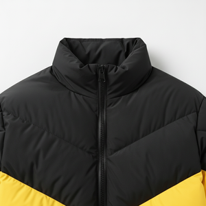 Blouson matelassé boxy personnalisé en tissu nylon ripstop pour les marques de vêtements streetwear urbains - Product Image 3