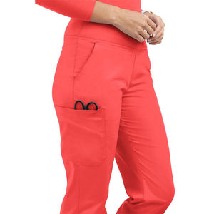 Pantalons de travail réutilisables pour hôpitaux, style jogger extensible, disponibles en plusieurs couleurs, tissu doux et respirant pour infirmières - Product Image 3