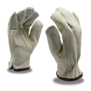 Gants de soudage en cuir véritable pleine fleur pour adultes, personnalisables, en cuir de vachette, durables, 40 grammes, pour soudeurs - Product Image 3