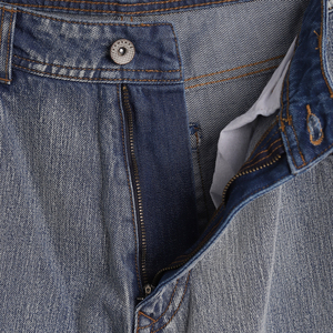 Pantalon cargo en denim décontracté pour homme, coupe droite, 77% coton, 22% Tencel Lyocell, 1% élasthanne, écologique, lavage enzymatique, extensible, plissé - Product Image 6